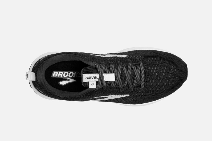 Brooks Revel 4 Road Running Shoes Womens - Black/Silver - OEDUT-2570